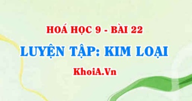So sánh tính chất hoá học của NHÔM (Al) và SẮT (Fe) luyện tập tính chất hoá học kim loại, hợp kim sắt - Hoá 9 bài 22